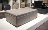Modern Style Ottoman | Italian Leather | Fractus Modern Motion Storage Ottoman with Tray Table Desk | Mofit Home Furniture