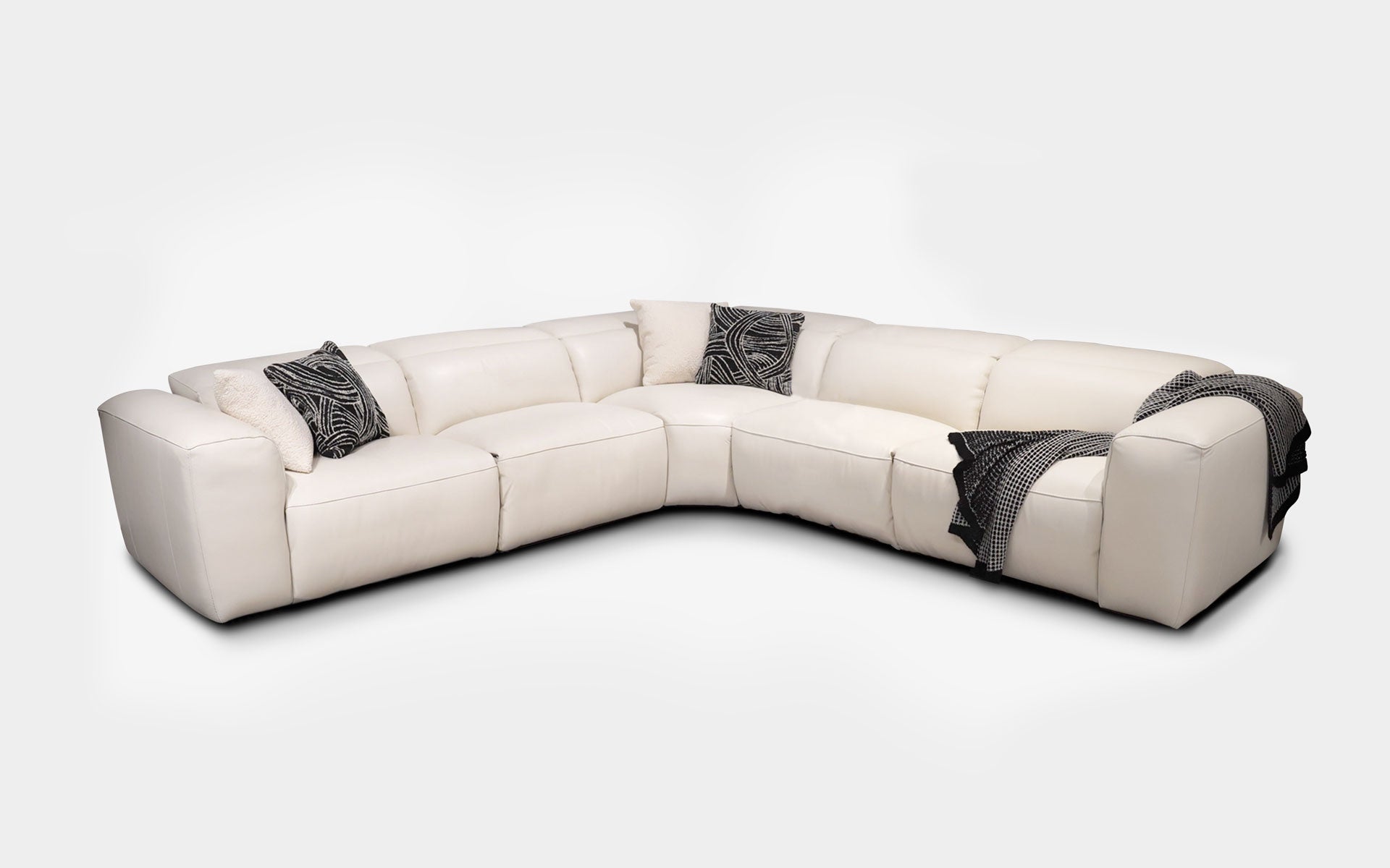 Marceline leather deals 123 sectional