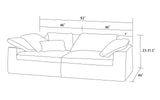 Zephyrus 2pc Modern Motion Sectional Sofa