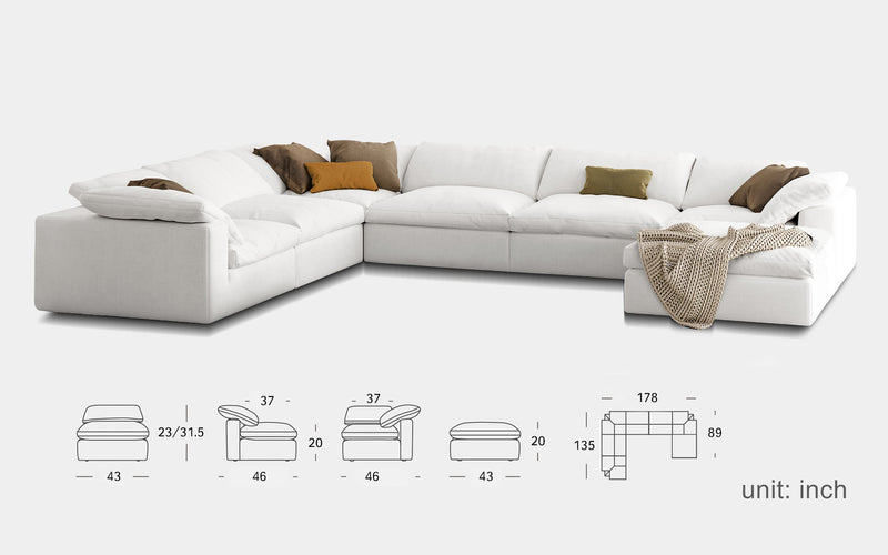 Cloud Modern Motion Couch