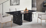 Luna Marble Rectangle Dining Table