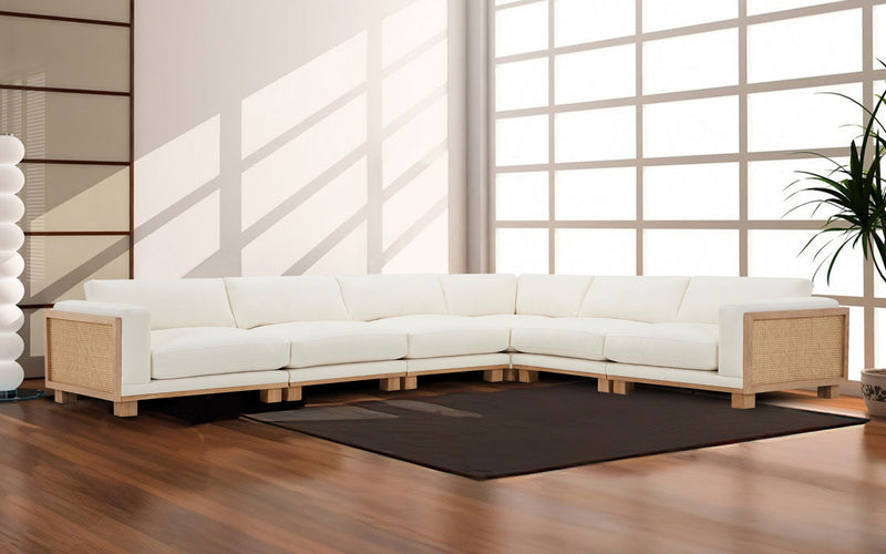 Malacca 6pc Modern Motion Sectional Sofa
