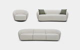 Cotone 2pc Modern Motion Sectional Sofa