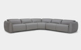 Snowdrop 5pc Modern Motion Reclining Sectional Sofa