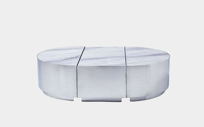 Bluebell Sintered Elliptical Coffee Table
