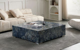 Evander Sintered Stone Square Coffee Table