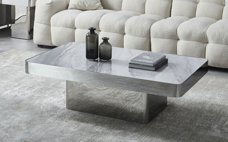 Thalassa Marble Rectangle Coffee Table