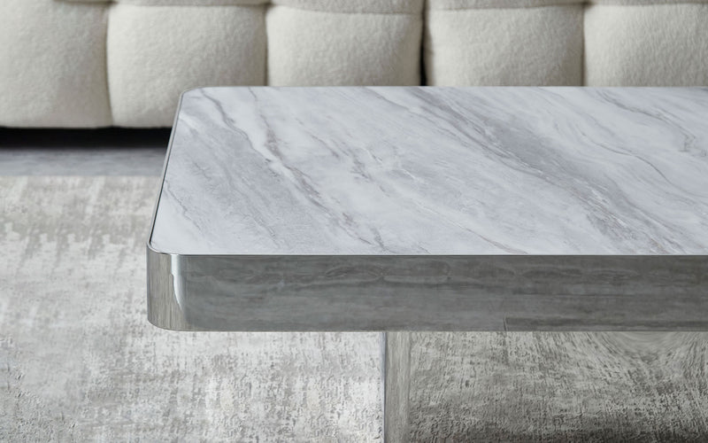 Thalassa Marble Rectangle Coffee Table