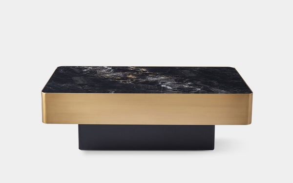 Agate Sintered Stone Rectangle Coffee Table