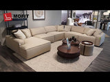 Boreas 6pc Modern Motion Sectional Sofa
