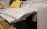 Support Footrest  | Italian Leather | Lavandula Modern Motion Reclining Sofa Set | Mofit Home Furniture
