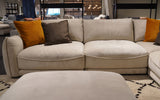 Loveseat with ottoman | Fabric | Favonius Modern Sectional Sofa | Mofit Home Furniture