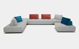 Levante 4pc Ultra Modern Motion Sectional Sofa