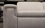 Extra wide armrest |  Fabric | Freesia Modern Motion Reclining Sectional | Mofit Home Furniture