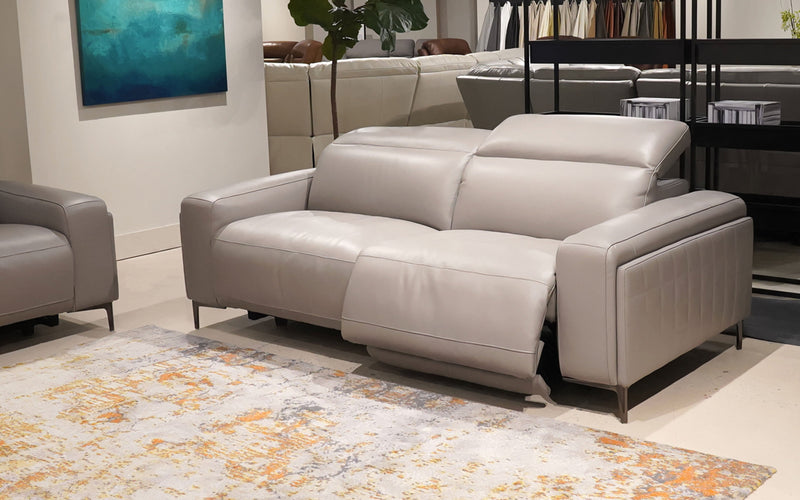  Loveseat | Italian Leather | Lavandula Modern Motion Reclining Sofa Set | Mofit Home Furniture
