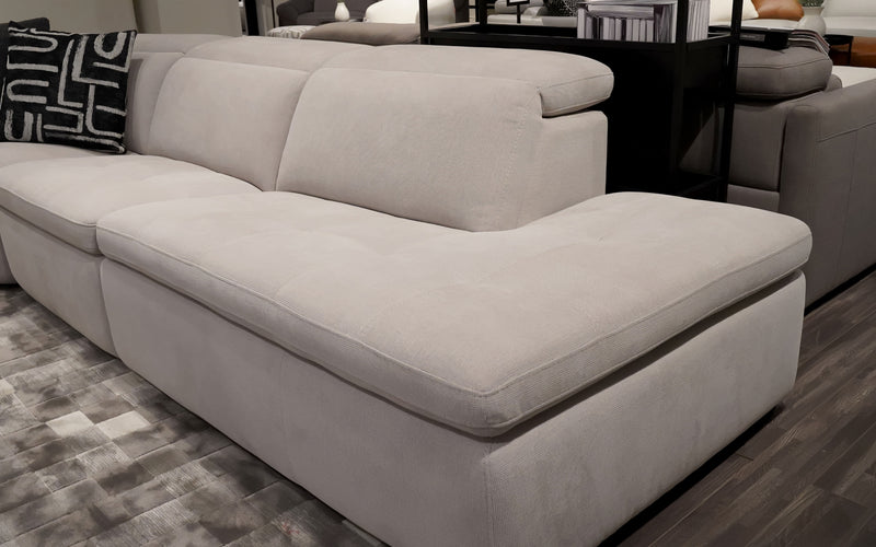 Chaise  |  Fabric | Freesia Modern Motion Reclining Sectional | Mofit Home Furniture