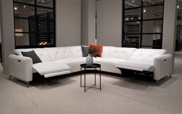 Oversize Recliner | Italian Leather | Azalea Modern Motion Reclining Sectional | Mofit Home Furniture