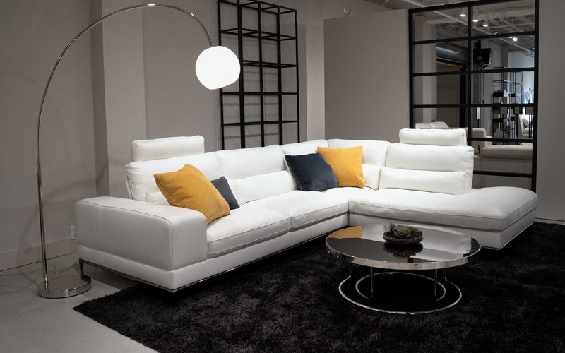 Grecale Modern Motion Sectional Sofa with Adjustable Headrests