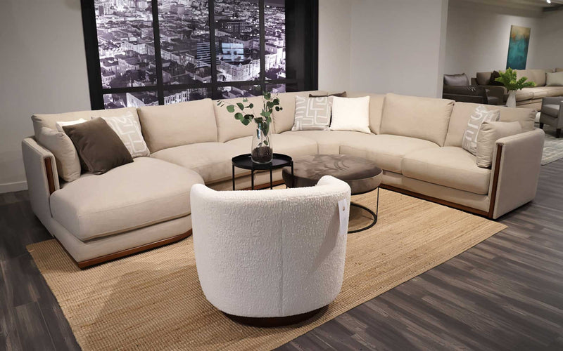 Solanus Modern Motion Sectional Sofa
