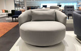 Perfect Designed Swivel Chair | Fabric | Italian Leather | Nimbus 2.0 Modern Motion Swivel Chair | Mofit Home Furniture