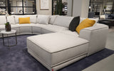 Modular Ottoman  | Fabric | Aquilo Modern Motion Sectional Sofa with Ottoman | Mofit Home Furniture