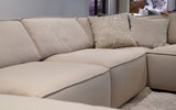 Extra thick cushion | Fabric | Boreas Modern Motion Sectional Sofa | Mofit Home Furniture