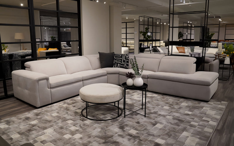 Original designed sectional | Fabric | Freesia Modern Motion Reclining Sectional | Mofit Home Furniture
