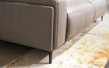 Perfect for Robot Vacuum  | Italian Leather | Lavandula Modern Motion Reclining Sofa Set | Mofit Home Furniture