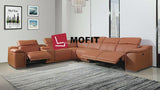 Morning Glory Modern Motion Reclining Sectional Sofa