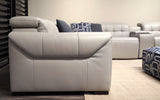 Fully covered armrest | Real Italian Leather | Ostro Modern Motion Reclining Sectional | Mofit Home Furniture