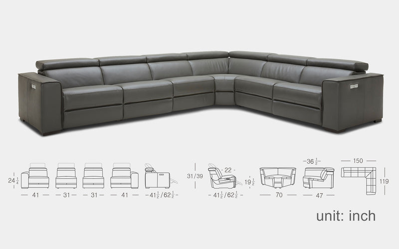 Crafted in a modern design, make your own personalized sectional. This mid century modern recliner is pet friendly and suitable for any contemporary house design. Add on more seating to increase the amount of configurations for this customizable couch. Choose your own personal favorite and cool color combinations to make your contemporary living room furniture piece match you and your home.
