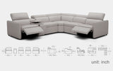Ponente Modern Motion Reclining Sectional