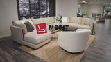 Solanus Modern Motion Sectional Sofa